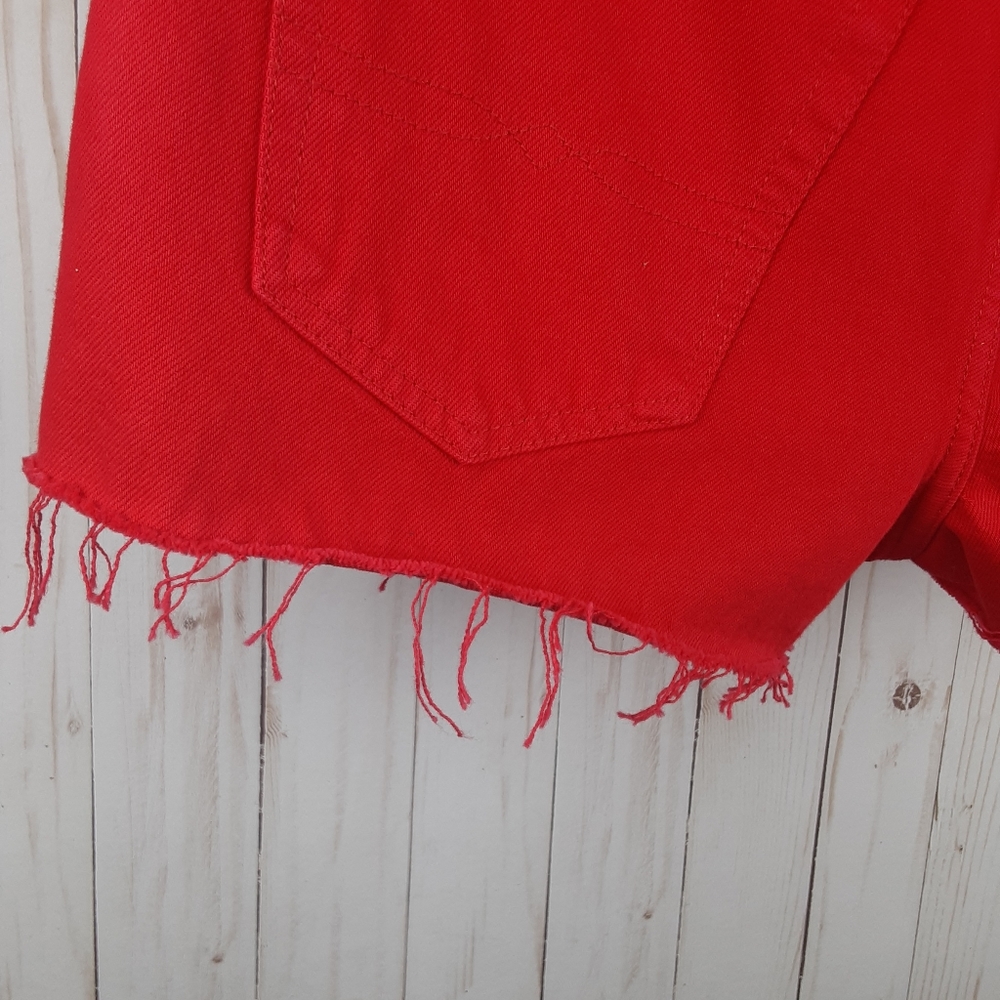 Lucky Brand Crimson Red Mid Rise Denim - Picture 7 of 8